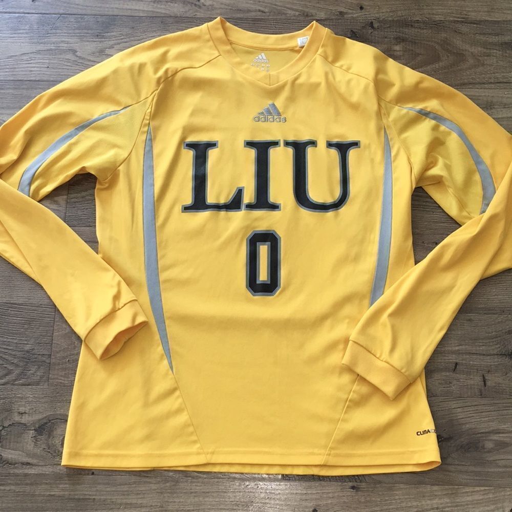 Long Island University Shark Tank team issue game worn GK Goalie Jersey adidas